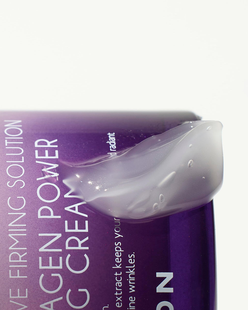 MIZON Collagen Power Lifting Cream before and after wrinkles visualization