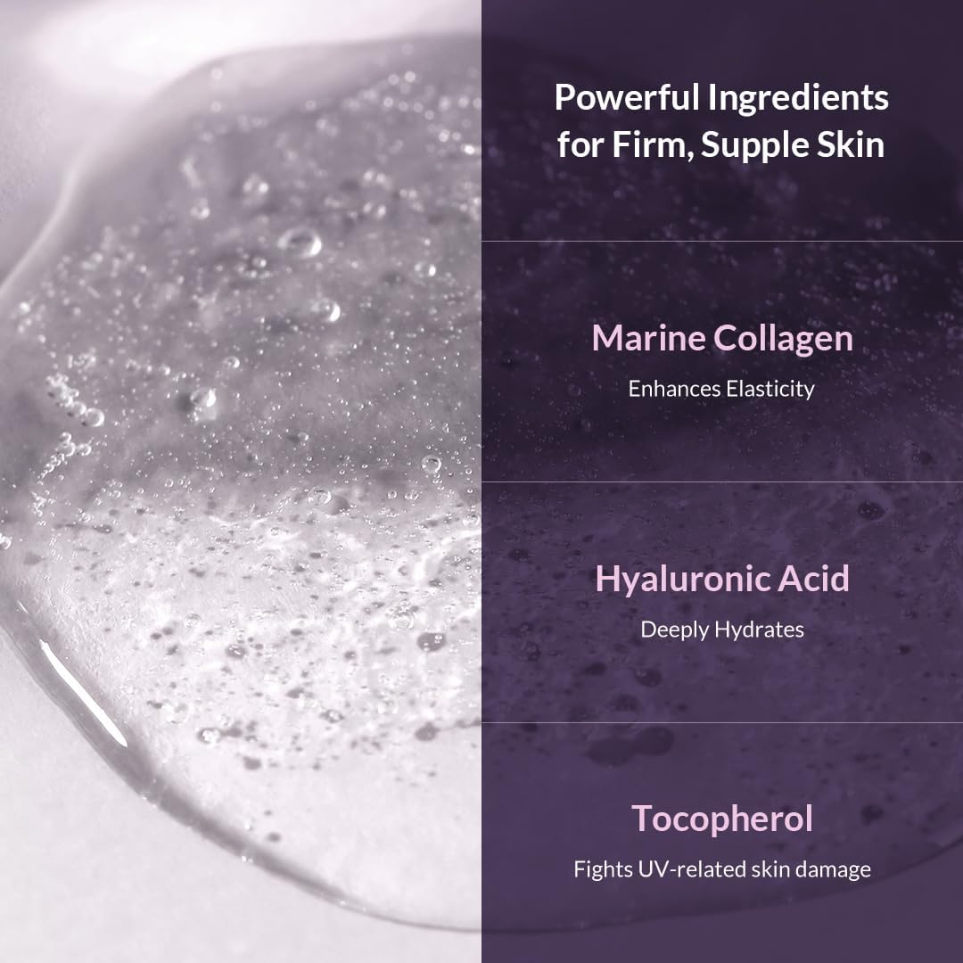 MIZON Collagen Power Lifting Toner packaging back displays size and safe formula details