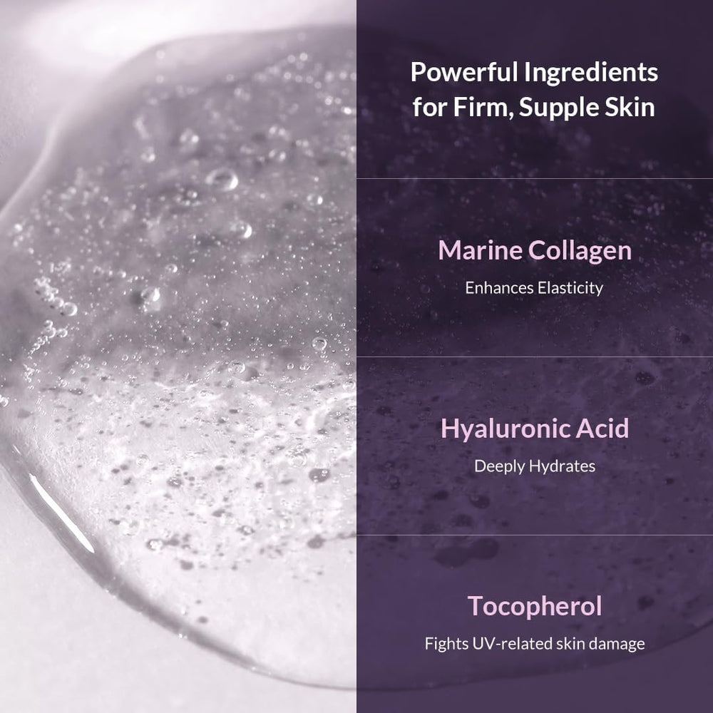 MIZON Collagen Power Lifting Toner packaging back displays size and safe formula details