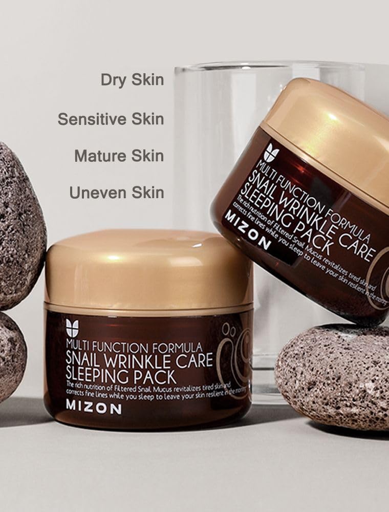 MIZON packaging box and product display for convenient at-home skincare.