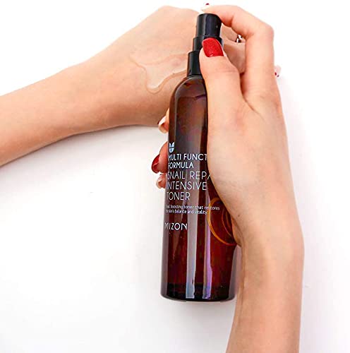 MIZON safe formula icon indicates no artificial colors or parabens.