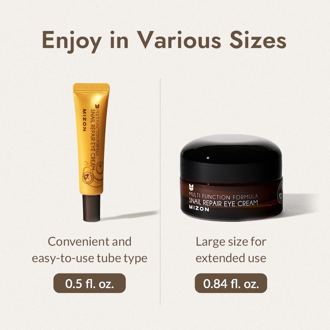 MIZON Snail Line Eye Cream suitable for sensitive skin and gentle care.