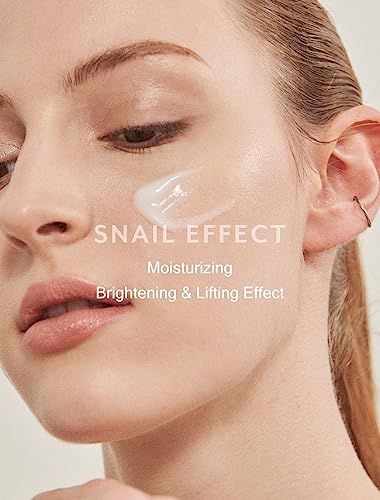 MIZON Snail Line Eye Cream application under-eye area suggests firmer skin.
