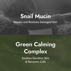 MIZON snail repair cream texture swatch reveals creamy, fast-absorbing lotion