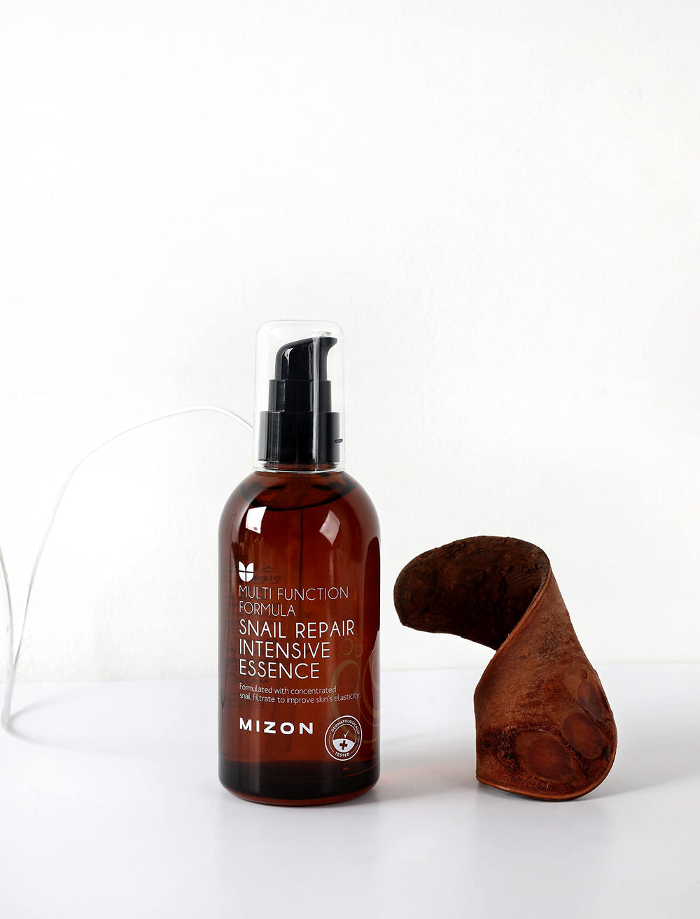 MIZON Snail Repair Intensive Essence packaging highlights generous 3.38 oz bottle.