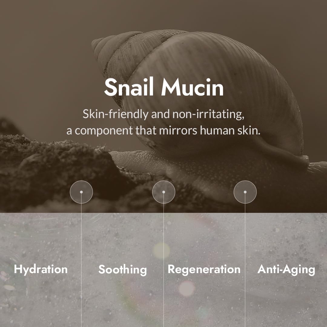 MIZON Snail Repairing Foam Cleanser foam texture with creamy bubbles for cleansing