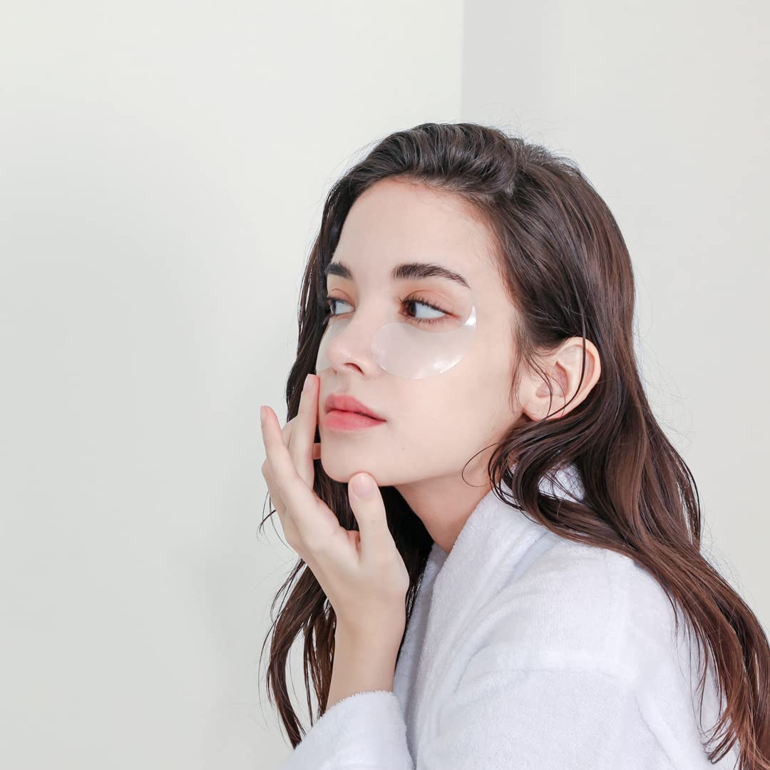 MIZON eye patches applied under-eye deliver cooling hydration and soothing relief