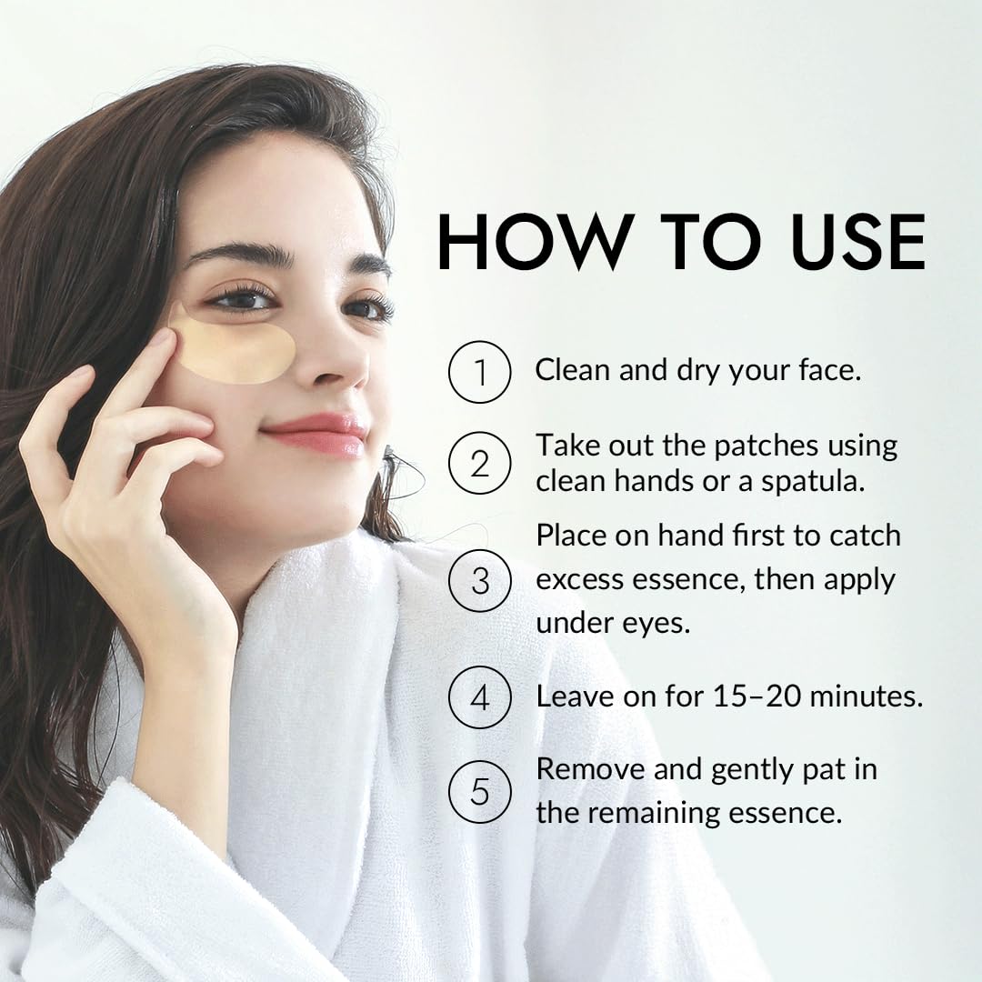 MIZON Under Eye Patches moisturize the eye area for lasting elasticity