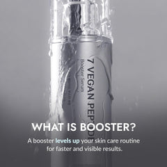 MIZON 7-Peptide Booster Serum dispensing pump enabling easy layering with other products.