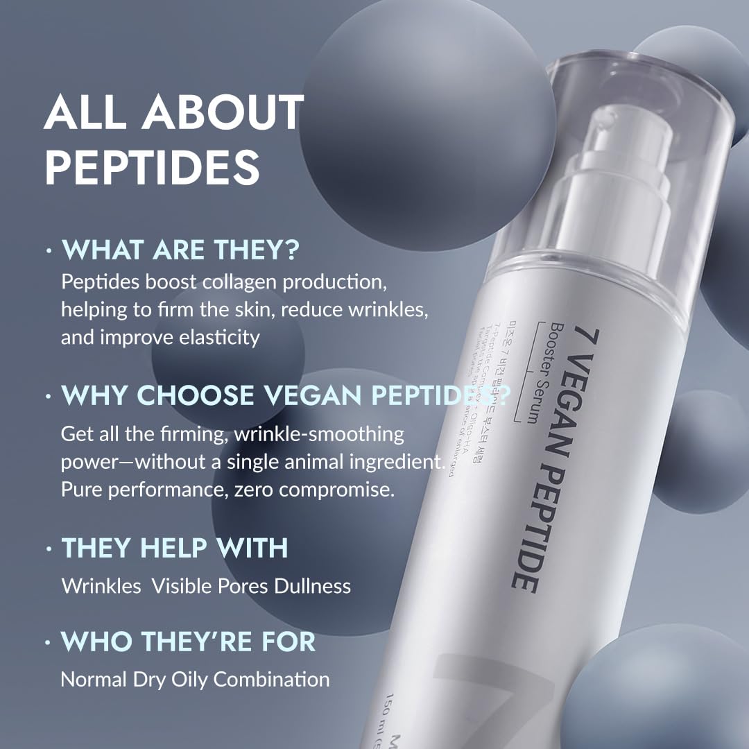 MIZON hyaluronic acid and niacinamide serum close-up highlighting bright, even-toned skin potential.