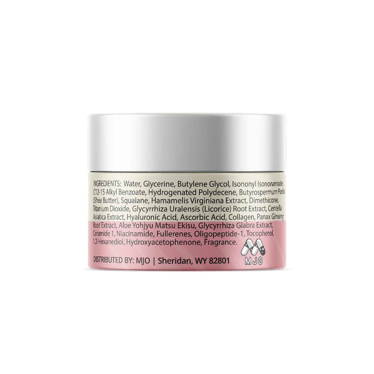 MJO Renovalift natural ingredients illustration reinforces plant-based skincare messaging