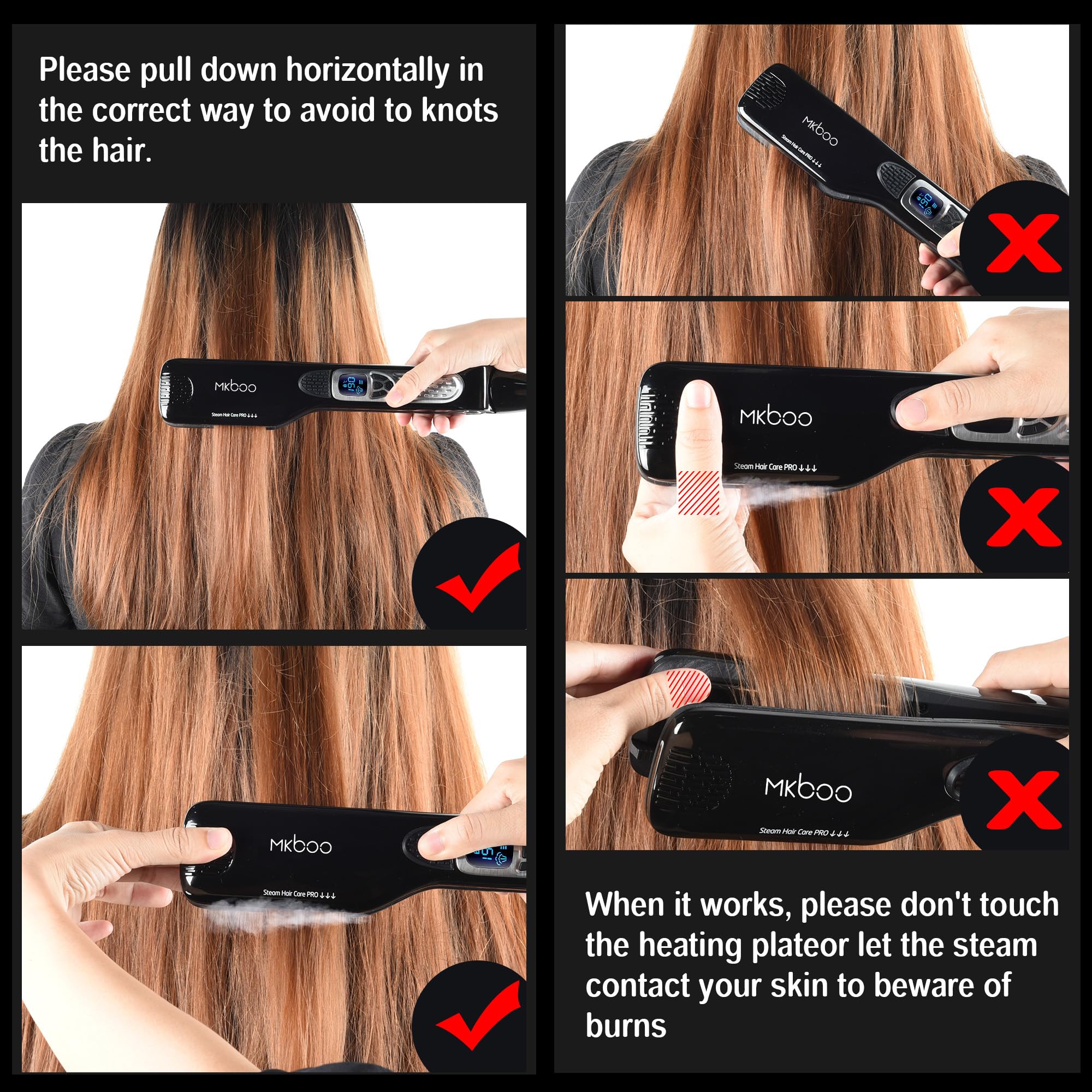 Travel-ready MKBOO kit with dual voltage kettle and hair clips