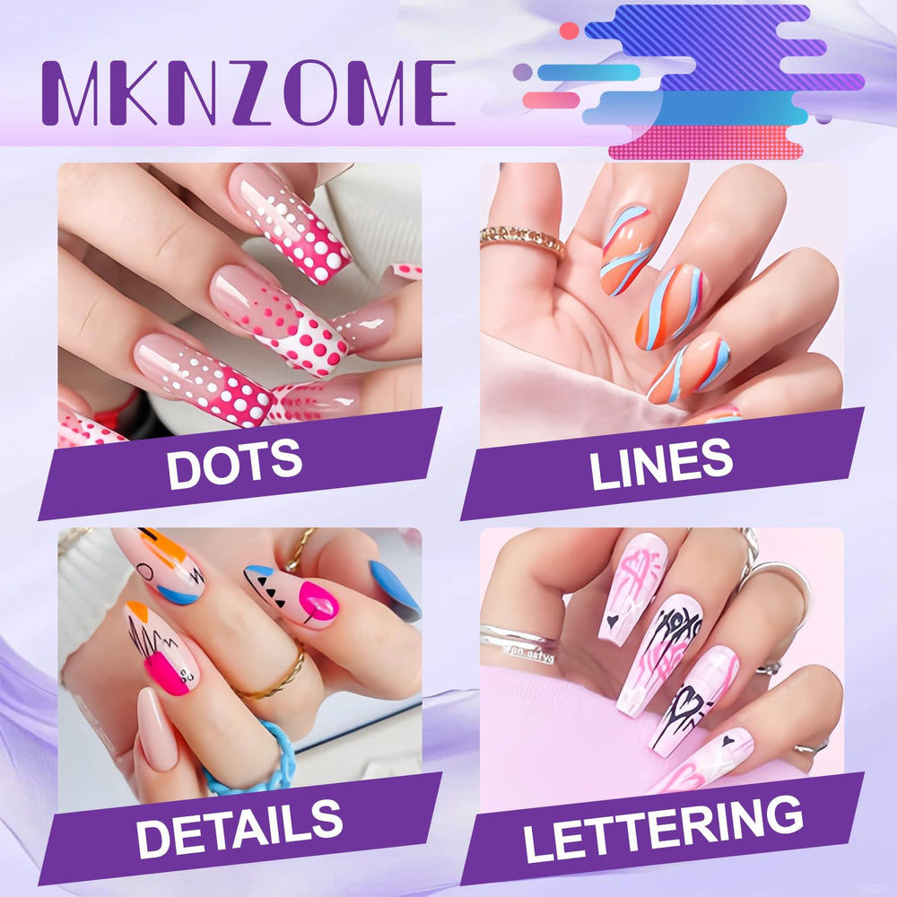 MKNZOME 12-color set provides a spectrum for detailed and contrasting designs.