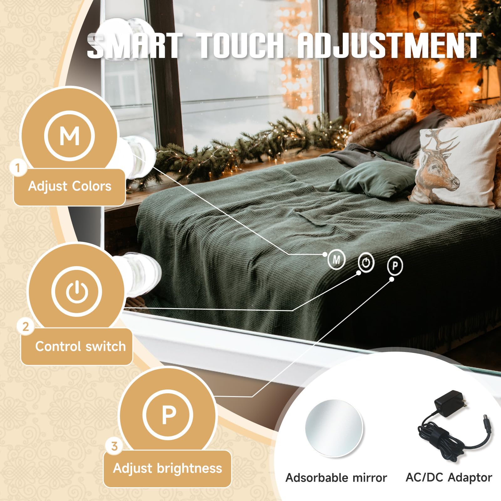 MKupView detachable base enables flexible tabletop or wall-mounted placement