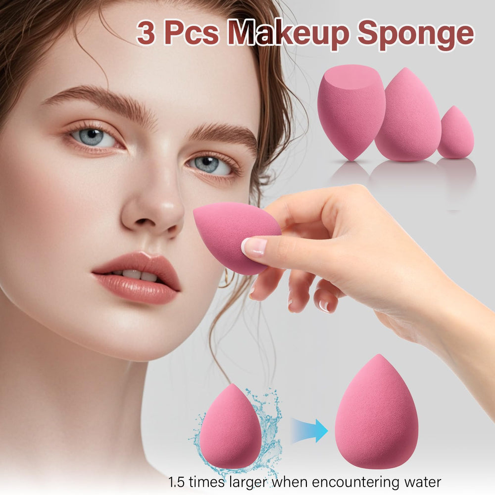 Mlemle blush brush designed for seamless color diffusion on cheeks.