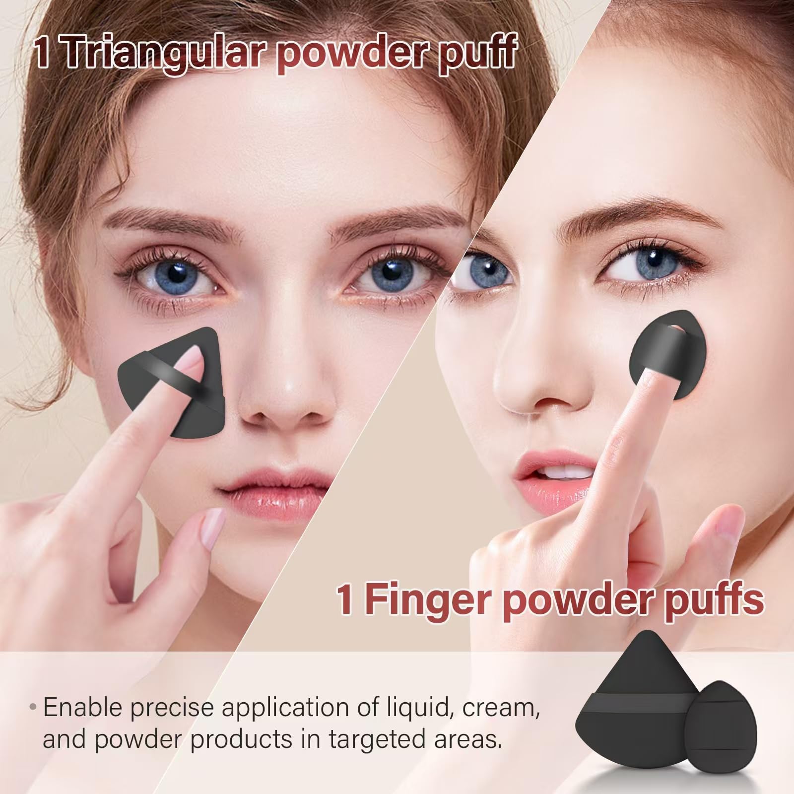 Mlemle latex-free sponge closeup for skin-friendly, flawless finish