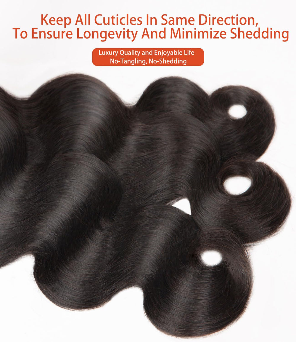 MLIP Raw Indian hair bundles shine and softness after washing demonstrates easy maintenance.
