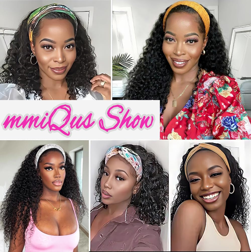 mmiqus water wave wig heat-styling compatible for color and styling