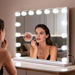 M MIVONDA Hollywood vanity mirror with 3 lighting modes for day-to-night looks
