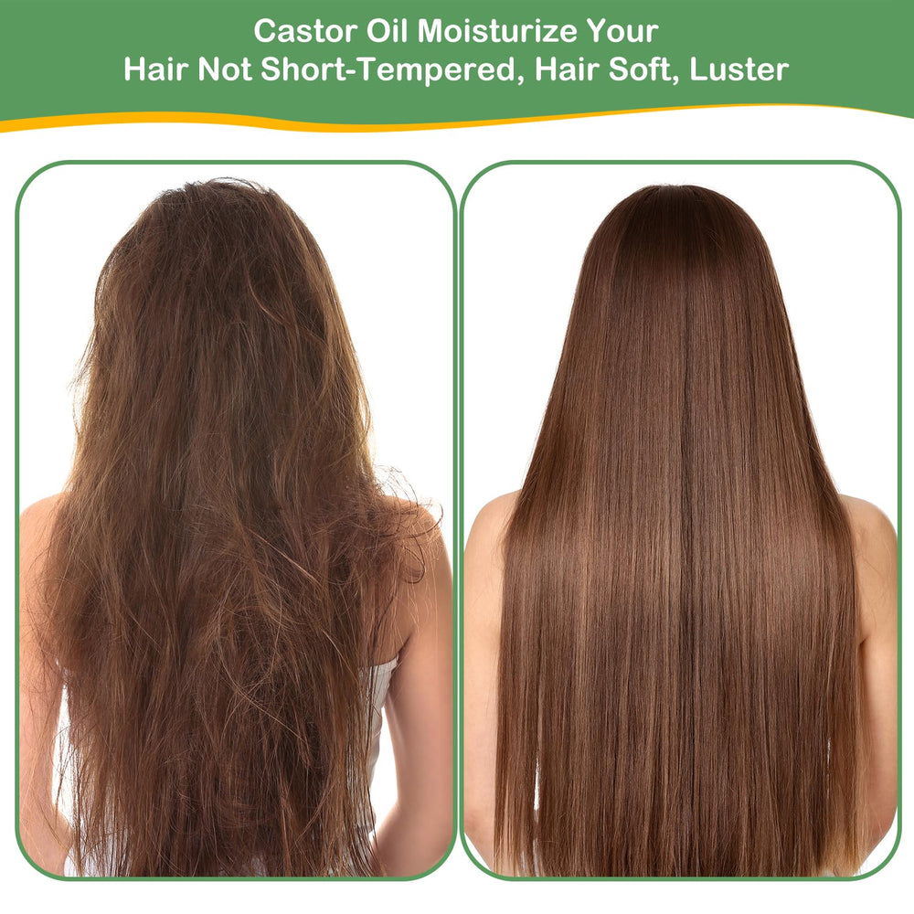 MMPANG Scalp nourishment Castor Oil demonstrates soothing scalp care.