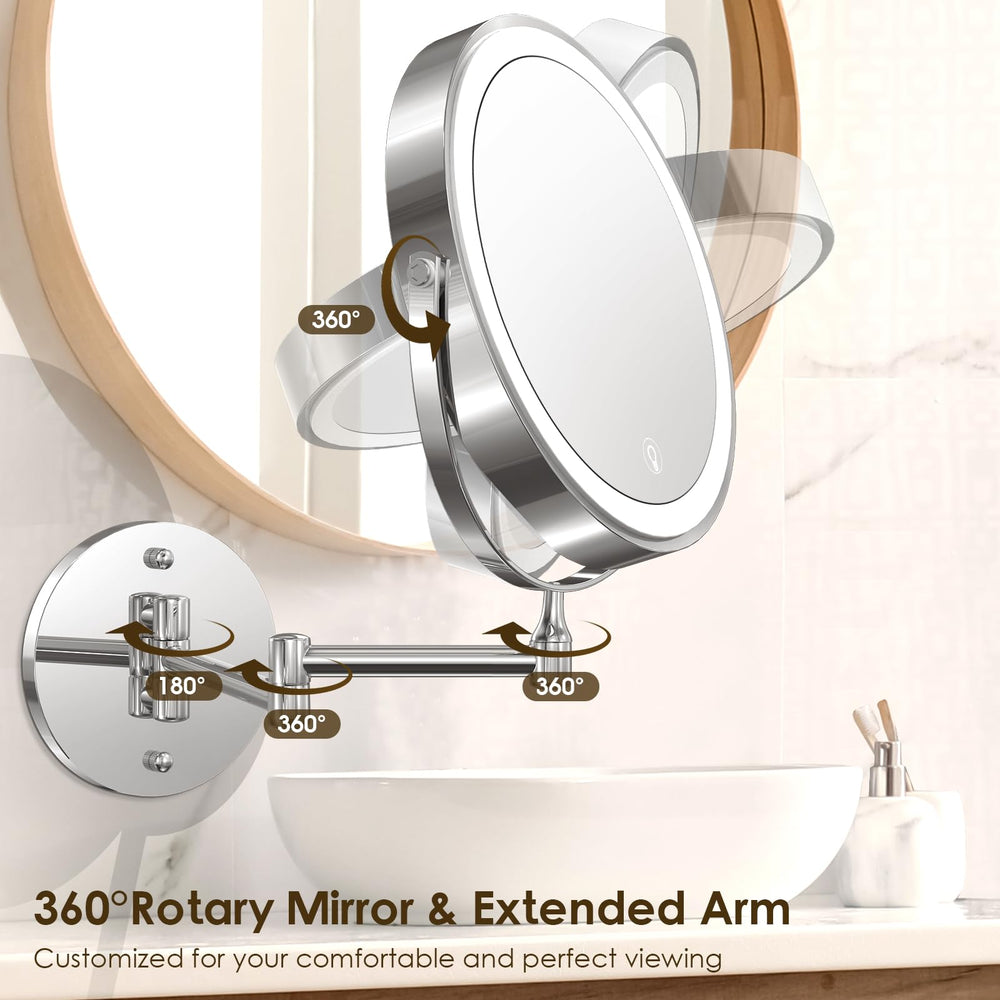 MNIENT silver-plated, moisture-proof finish resists bathroom humidity.
