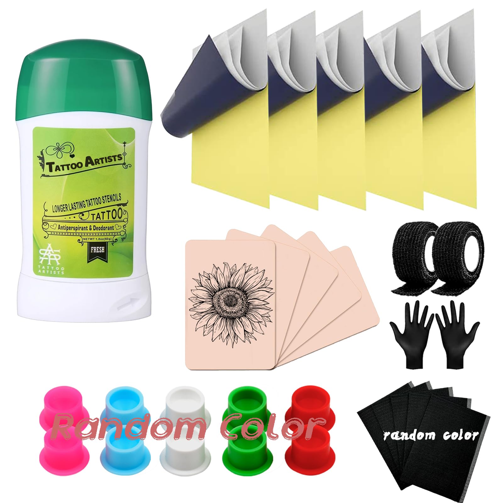 MO MOLONG Tattoo Skin Practice Kit setup for at-home beginner practice