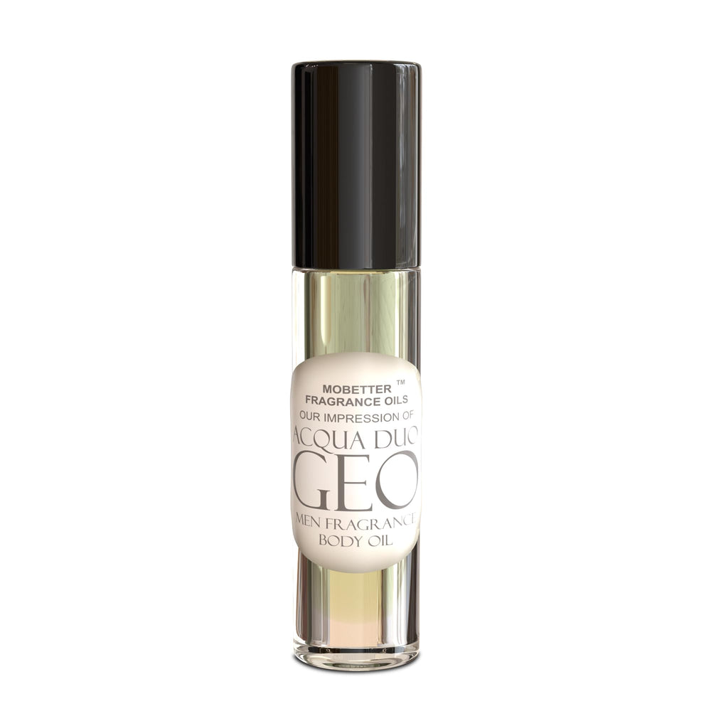MOBETTER FRAGRANCE OILS Acqua Duo Geo, detalle de la bola para aplicación suave.