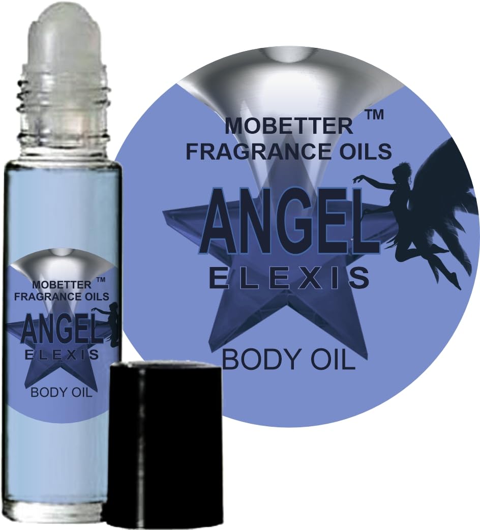 MOBETTER Angel Elexis bottle on display, promising a long-lasting fragrance impression
