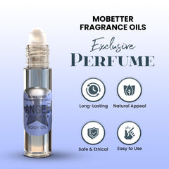 MOBETTER Angel Elexis fragrance-note swatch showing impression-worthy scent notes