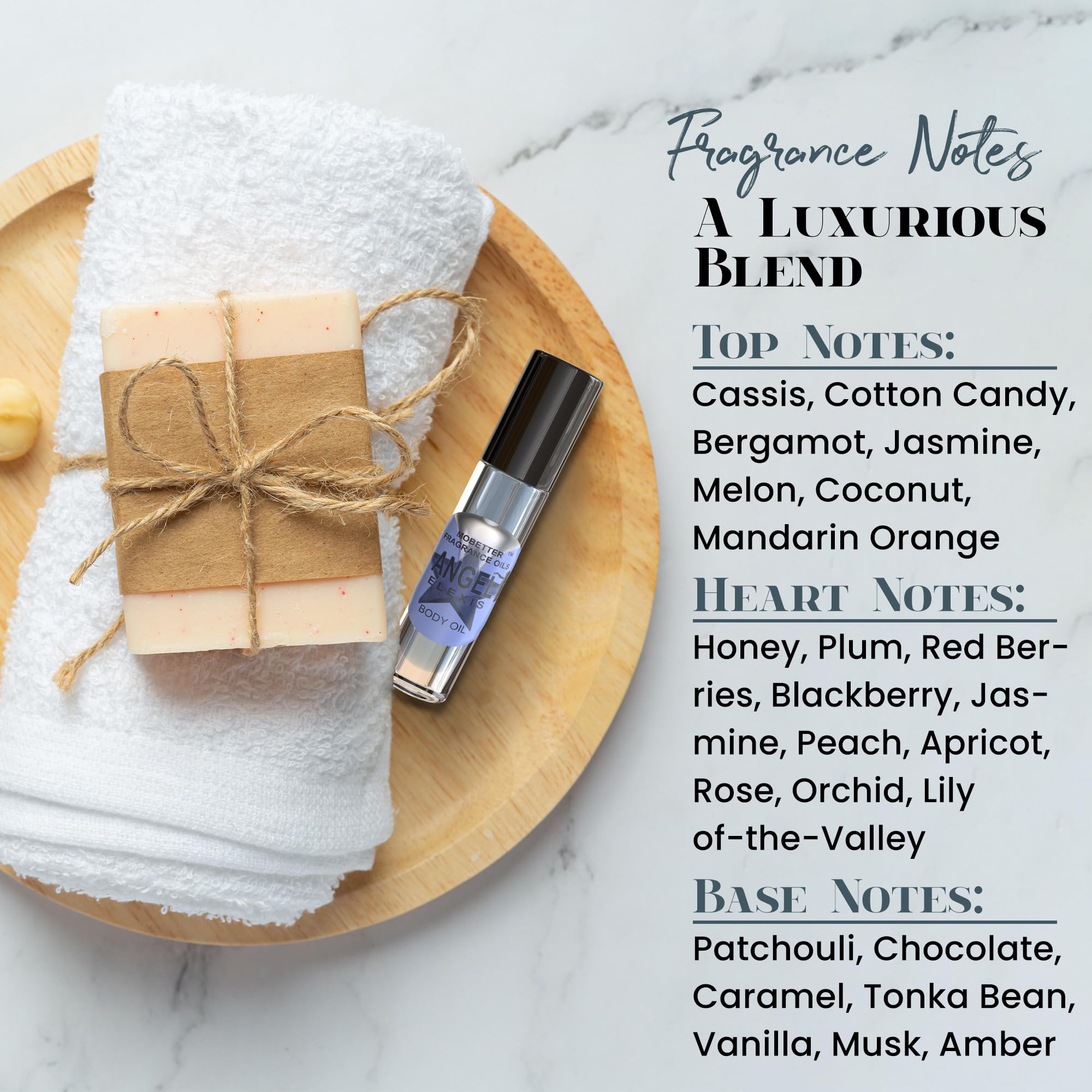 MOBETTER Angel Elexis roll-on close-up with skin-friendly scent