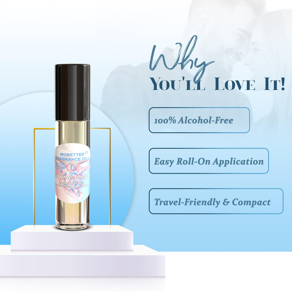 MOBETTER Baby Powder impression note highlighting original fragrance vibe