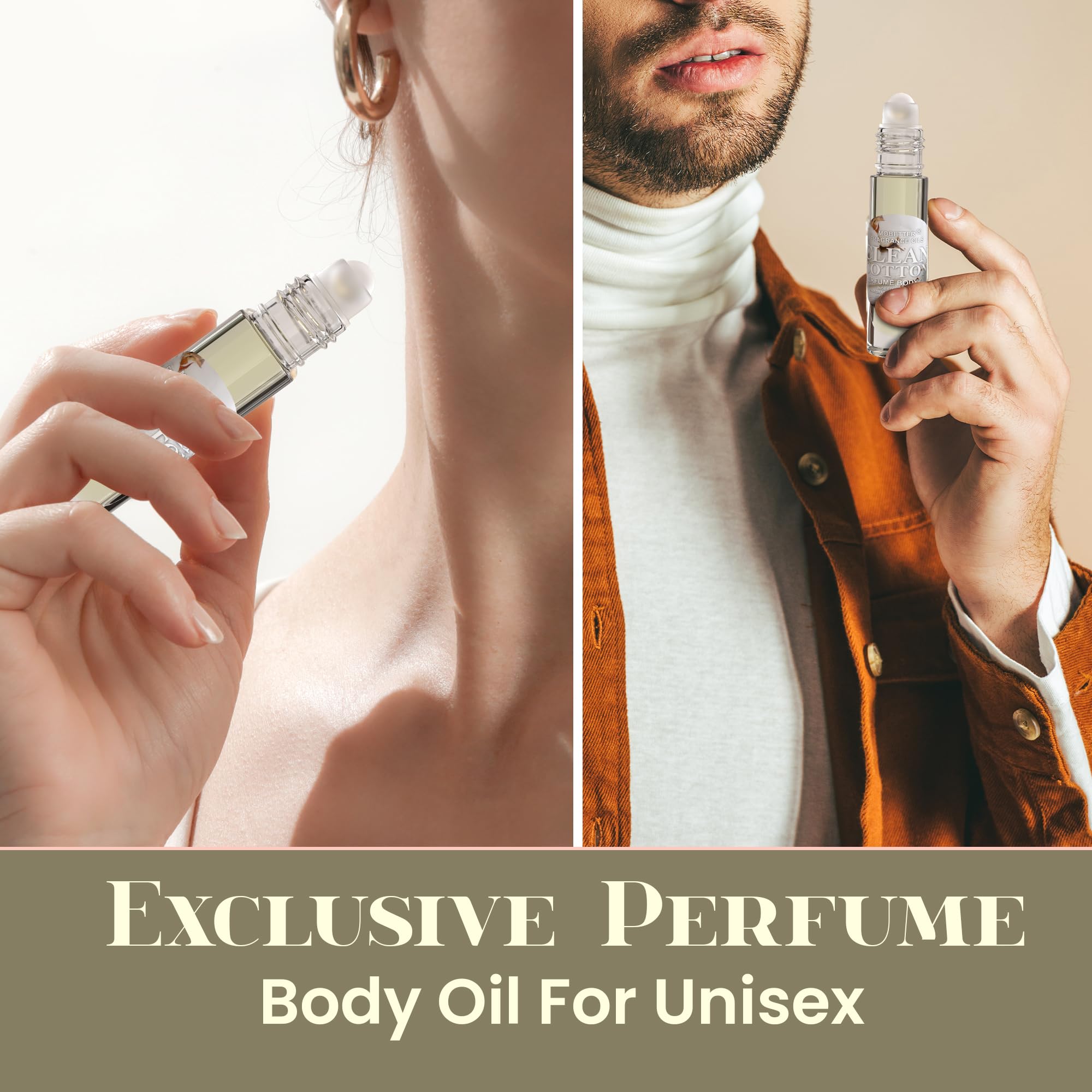 mobetter-fragrance-oils-clean-cotton-rolled-application shows alcohol-free fragrance for skin-friendly wear.