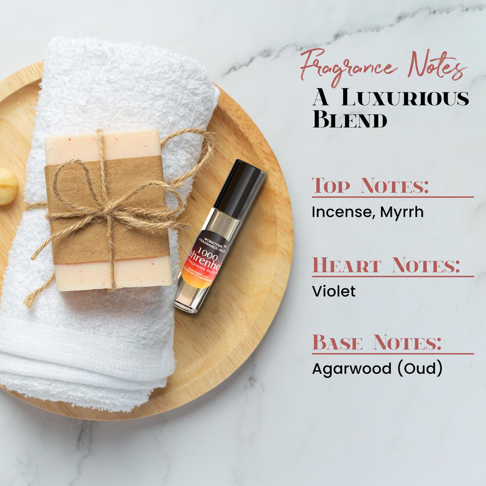 MOBETTER FRAGRANCE OILS impression bottle showcases compact scent for everyday use