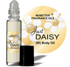 MOBETTER Just Daisy roll-on applying to skin for easy use