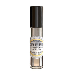 MOBETTER Kreed Silver Mountains of Water glass bottle highlights alcohol-free fragrance on skin