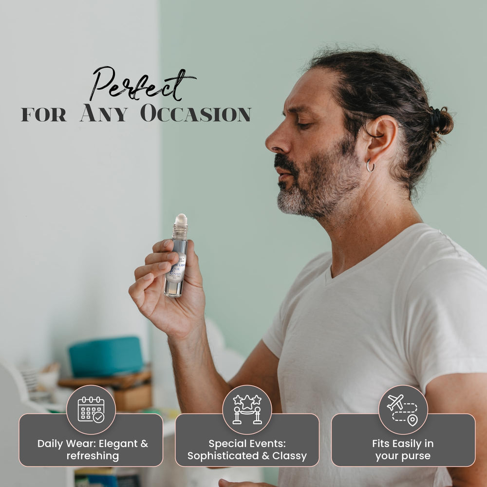 MOBETTER FRAGRANCE OILS L'Homme Libre roll-on for easy on-the-go application.