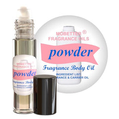 MOBETTER FRAGRANCE OILS powder fresh scent bottle shows long-lasting fragrance