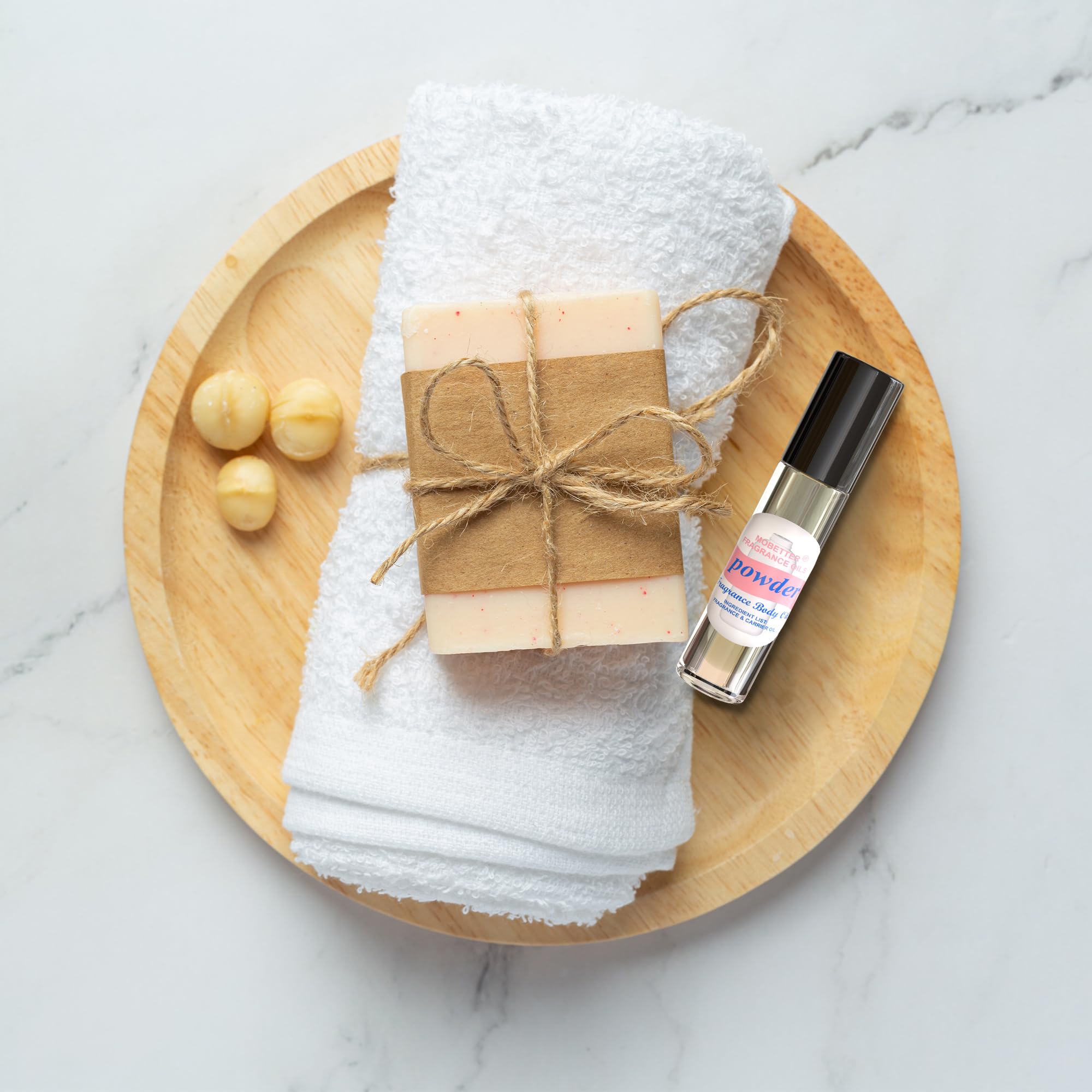 MOBETTER FRAGRANCE OILS powder fresh scent wrist application on skin