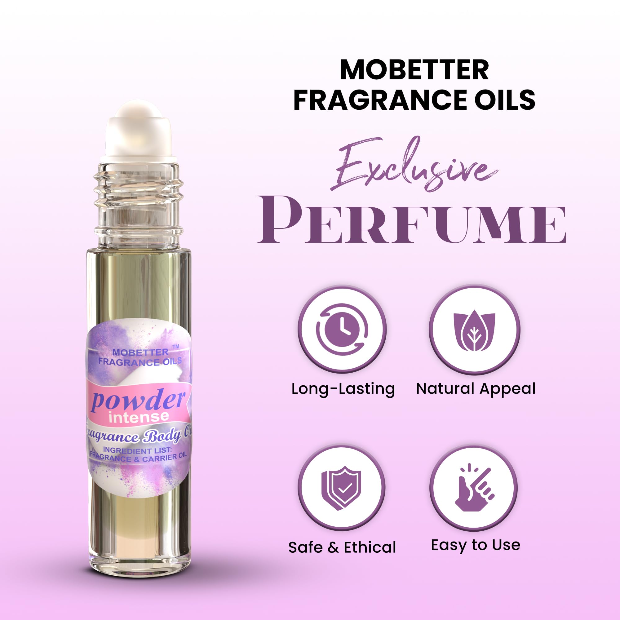 MOBETTER Fragrance Oils apply roll-on demonstrates easy application
