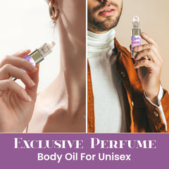 MOBETTER Fragrance Oils label highlights unisex powder profile