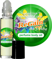 MOBETTER Fragrance Oils Regain The Feeling bottle front — long-lasting scent for daily wear.