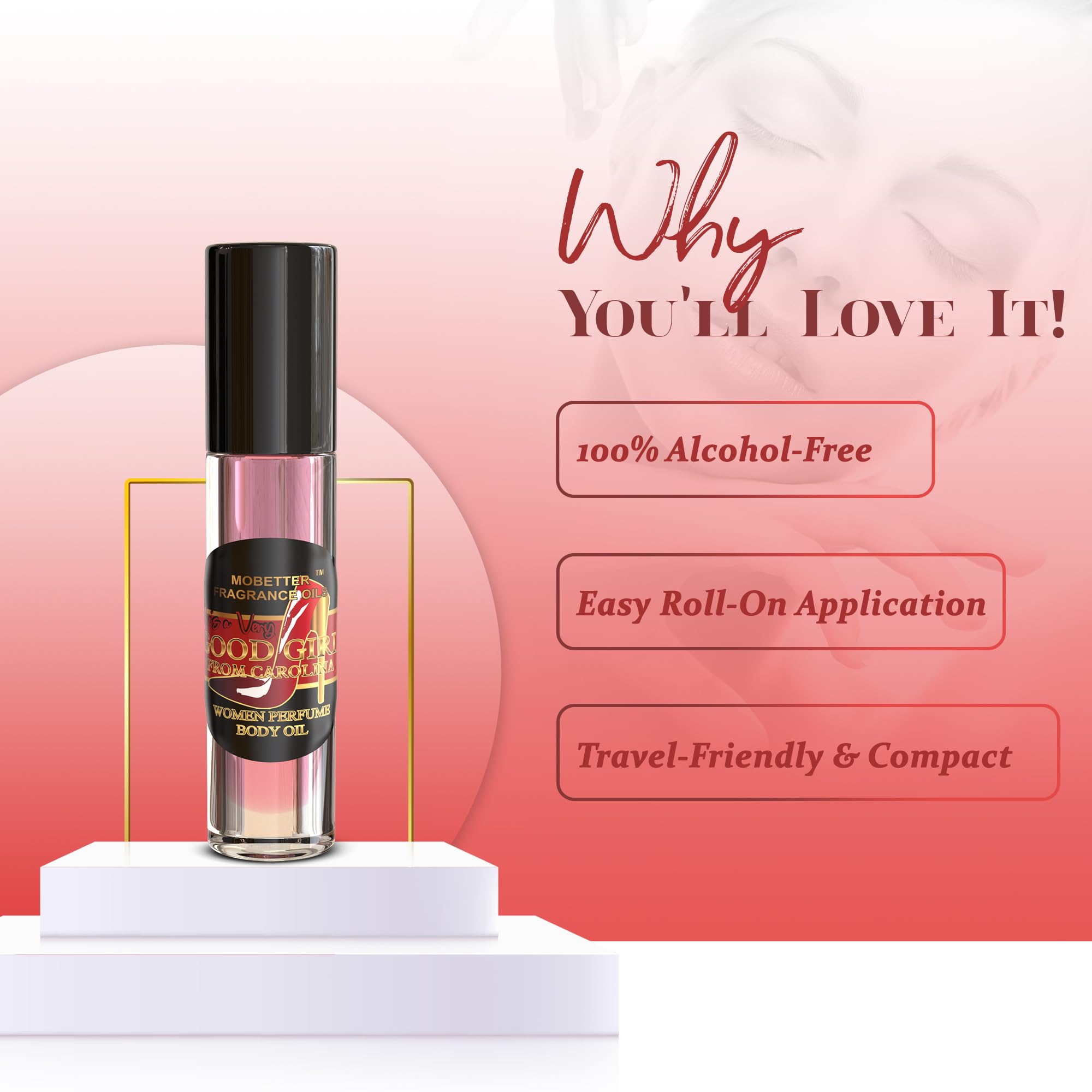 MOBETTER FRAGRANCE OILS She's a Very Good Girl roll-on application for convenient use.