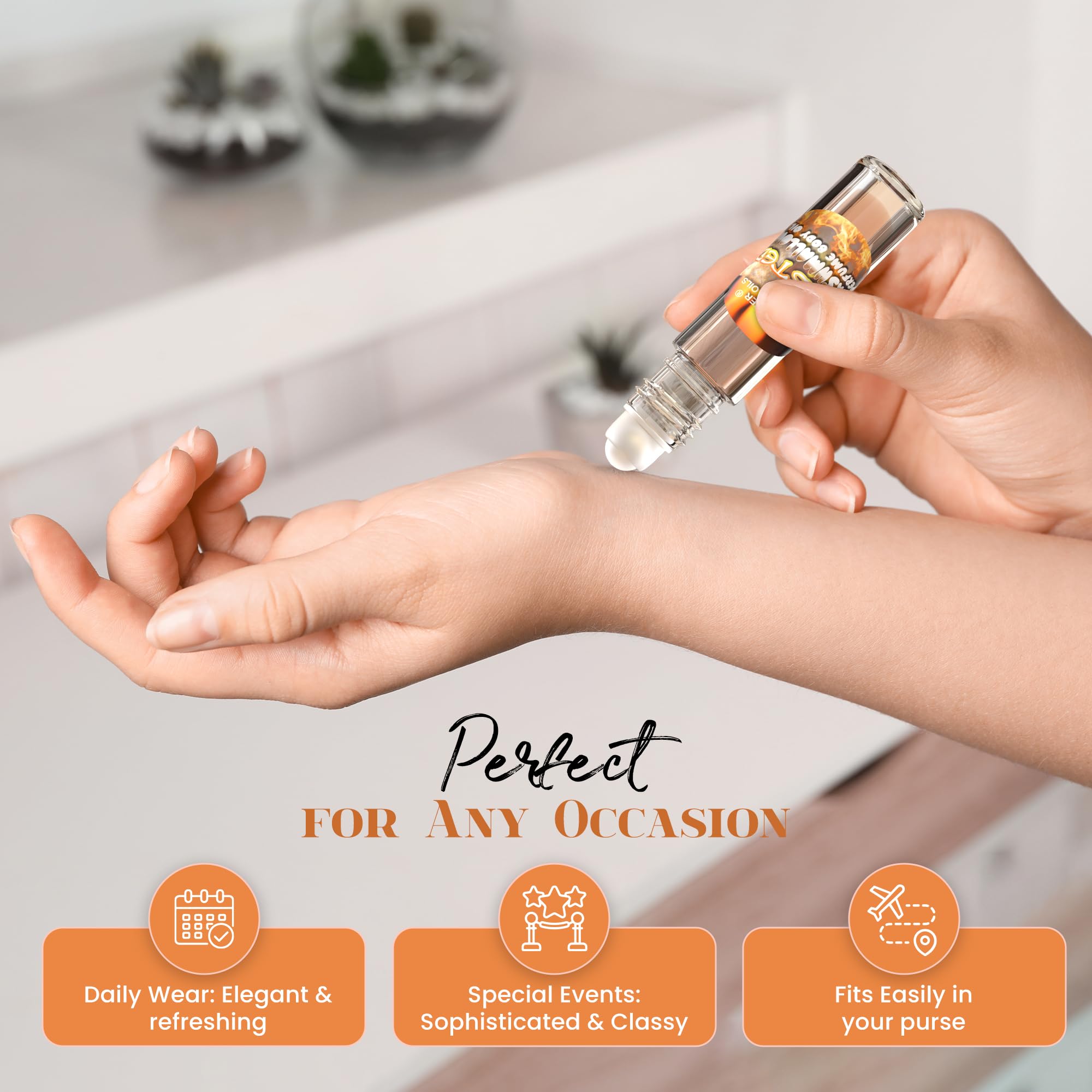 MOBETTER FRAGRANCE OILS Toasted Marshmallow roll-on application provides portable fragrance on the go
