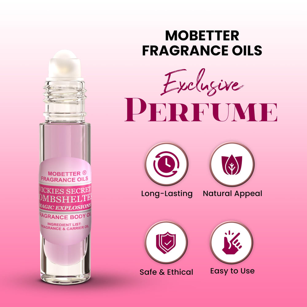 Mobetter Fragrance Oils Bombshelter on wrist shows easy everyday scent application