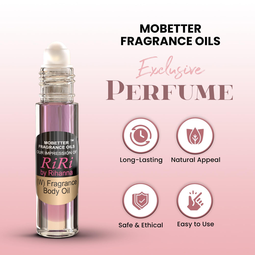 MOBETTER RiRi, textura de aceite perfumado, aroma persistente durante todo el día.