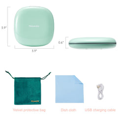 Mocado compact LED travel mirror 10x magnification for precise detail application