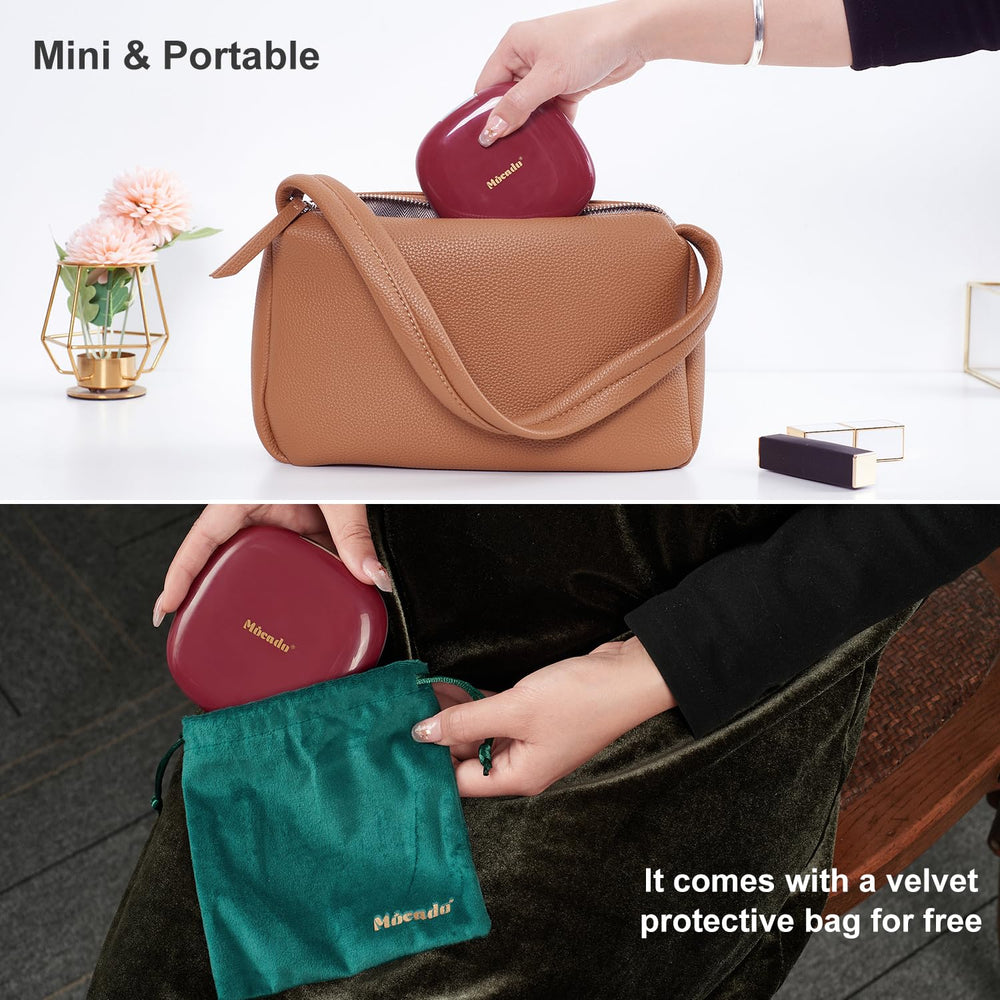 Mocado pocket-sized mirror fits purses and wallets for on-the-go grooming