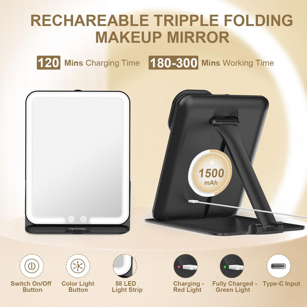 Mocado 180-degree folding base enables adjustable height and angle.