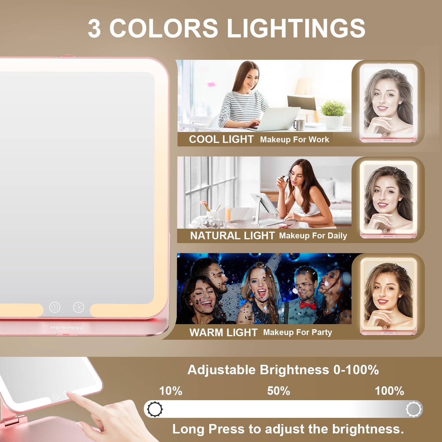 Mocado magnetic 10x magnifying mirror for precise detailing