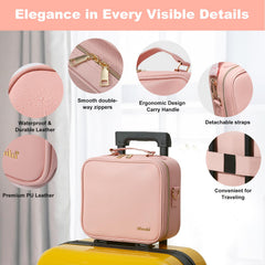 Mocado travel bag disassembled mirror ready for desk use